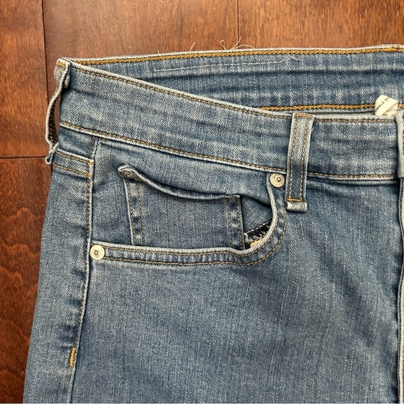 Rag & Bone Nina High-Rise Ankle Skinny Blue Denim Jeans, Size 31 - Picture 5 of 11